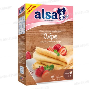 Préparation en poudre pour crêpes 240g - ALSA
