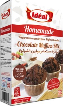 Préparation pour muffins au chocolat Homemade 335g - IDEAL