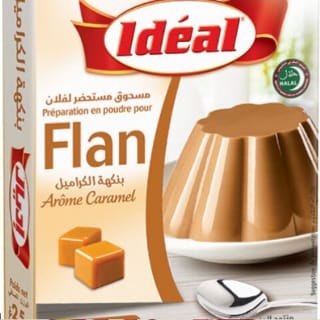 Préparation en poudre pour flan caramel 55g - IDEAL