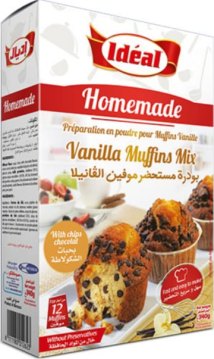 PREPARATION POUDRE MUFFINS VANILLE MIX 350G IDEAL