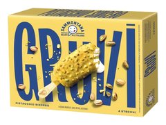 Bâtonnet Glace Pistacchio Gruvi Sammontana 4x75ml