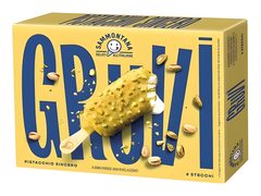Bâtonnet Glace Pistacchio Gruvi Sammontana 4x75 ml