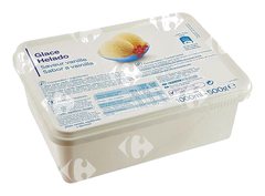Crème glacée vanille en bac Carrefour 500 g