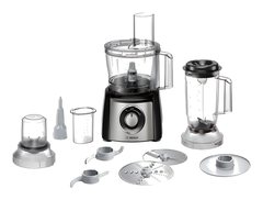Blender en Verre avec Hachoir Noir Silver Bosch 3800W