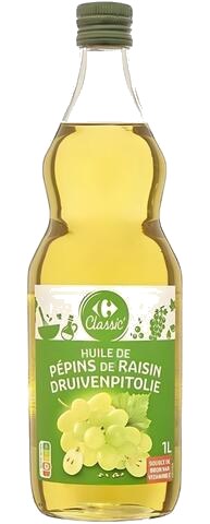 Huile de Pépins de Raisin Carrefour Classic' 1 L