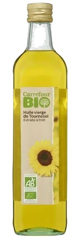 Huile Vierge de Tournesol Bio Carrefour Bio 75 cl