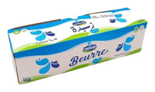 Beurre Fermier Frais Pasteurisé Chergui 1kg