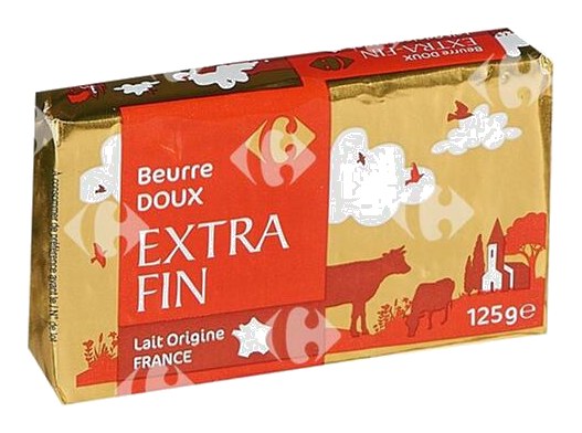 Beurre Doux Carrefour 125g