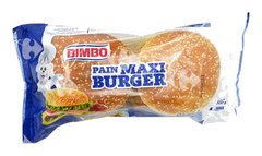 Pain Maxiburger Bimbo 4 pièces 300 g