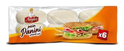 Pain Panini Assylor 6 pièces 180 g