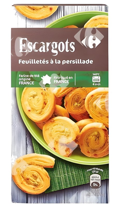 Biscuits Feuilletés Persillade Carrefour 80 g