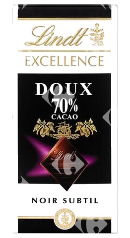 Tablette de Chocolat Noir 70% Excellence Lindt 100 g