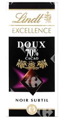 Tablette de Chocolat Noir 70% Excellence Lindt 100 g