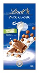 Tablette de Chocolat au Lait aux Noisettes Swiss Classic Lindt 100g