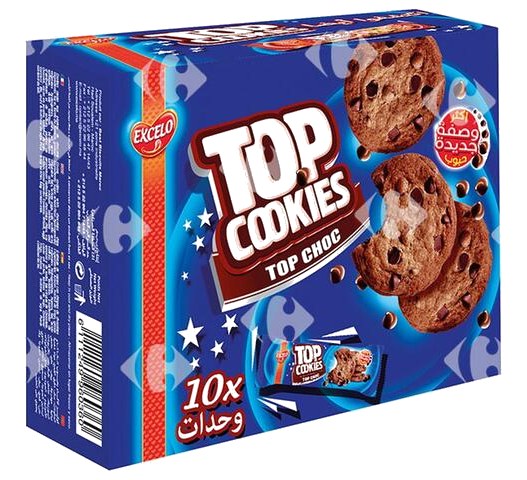 Pack Biscuit Cacao Top Cookies 10x32 g