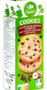 Cookies Chocolat Noisettes Carrefour 200 g