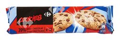 Cookies Américains 39% Pépites de Chocolat Carrefour 225 g
