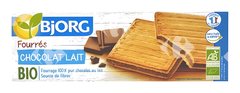 Biscuits Fourrés Chocolat au Lait Bio Bjorg 225 g