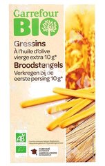 Gressins Bio à l'Huile d'Olive Vierge Extra Carrefour Bio 125g