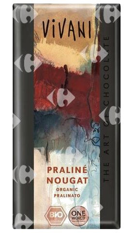 Tablette de Chocolat Praliné Bio Vivani 100g