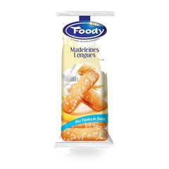 Madeleines Longues aux Pépites de sucre Foody 250 g