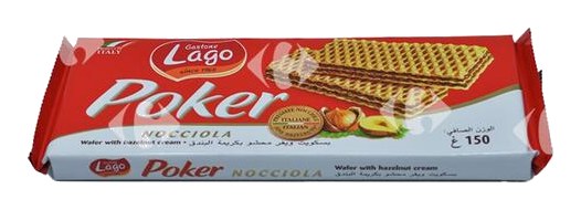 Gaufrettes Noisettes Poker 150 g