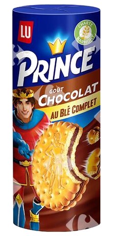 Biscuits Fourrés Blé Complet au Chocolat Prince 300g