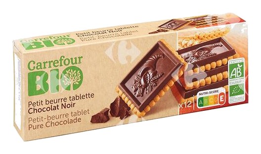 Biscuits Chocolat Noir Carrefour Bio 150g