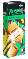 Biscuits X'Trem Goûters Dorés Saveur NoisettesCarrefour 225 g