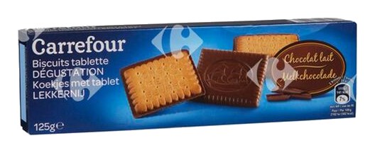 Biscuits au Chocolat au Lait Carrefour 125 g