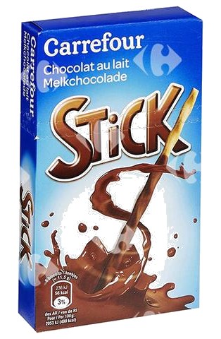 Batônnets Fins au Chocolat au Lait Carrefour 90g