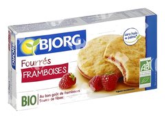 Biscuits Fourrés Framboise Bio Bjorg 175 g