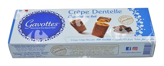 Crèpes Dentelles Chocolat au Lait Gavottes 90 g