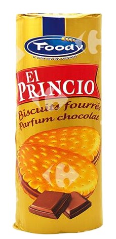 Biscuits Fourrés Chocolat El Princio 180g