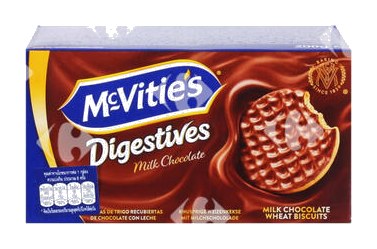 Biscuits Digestive Chocolat au Lait Mcvitie'S 200g