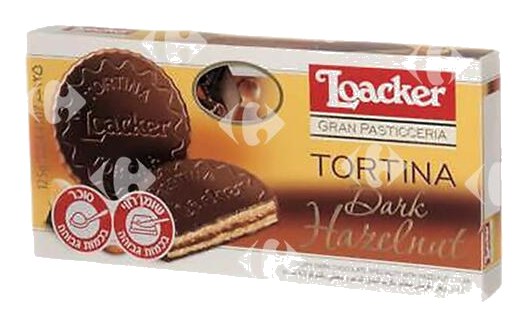 Gaufrettes Chocolat Noir Tortina Loacker 125 g