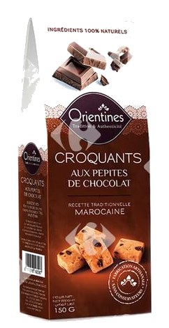 Croquants aux Pépites de Chocolat Orientines 150 g