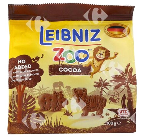 Biscuits Zoo Cacao Bahlsen 100 g