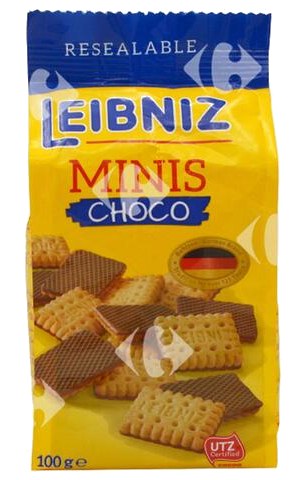 Biscuits Mini Chocolat Leibniz Bahlsen 100g