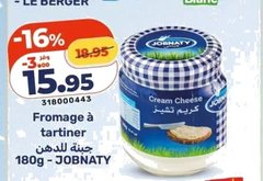 Fromage à tartiner Jobnaty – 180g