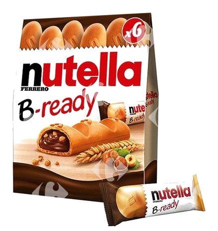 Pack Biscuits B-Ready Nutella 6x132 g