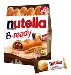 Pack Biscuits B-Ready Nutella 6x132 g