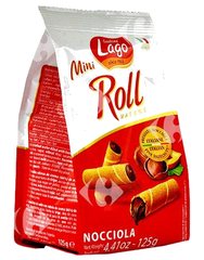 Mini-Roll Wafers Noisettes Lago 125 g