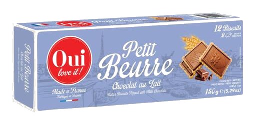 Biscuits Petit Beurre Chocolat au Lait Oui Love It 150 g