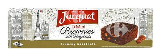 Mini Brownies aux Pépites de Chocolat Jacquet 150 g