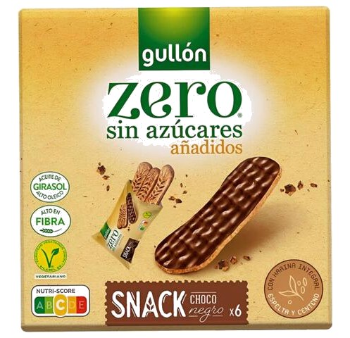 Snack Choco Sans Sucre Gullon 150g