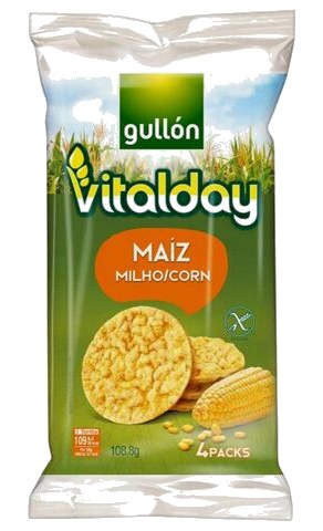 Tortita Maïs Vitalday Gullon 108g