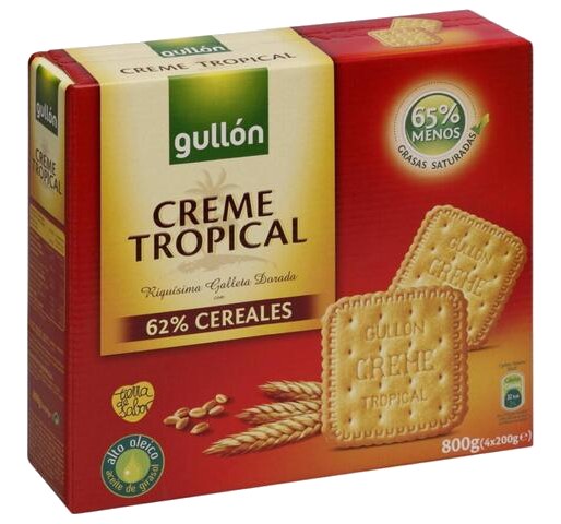 Biscuit Crème Tropical Gullón 200g