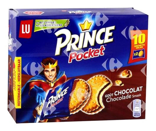 Biscuits Chocolat Pocket Prince 400g