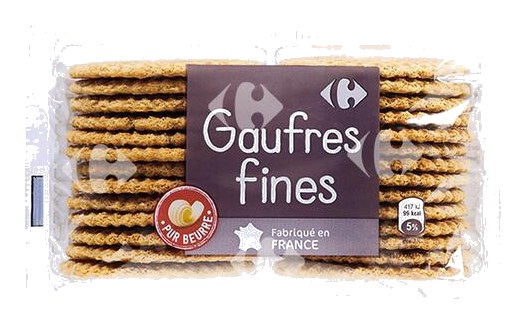 Gaufres Fines Pur Beurre Carrefour 300 g